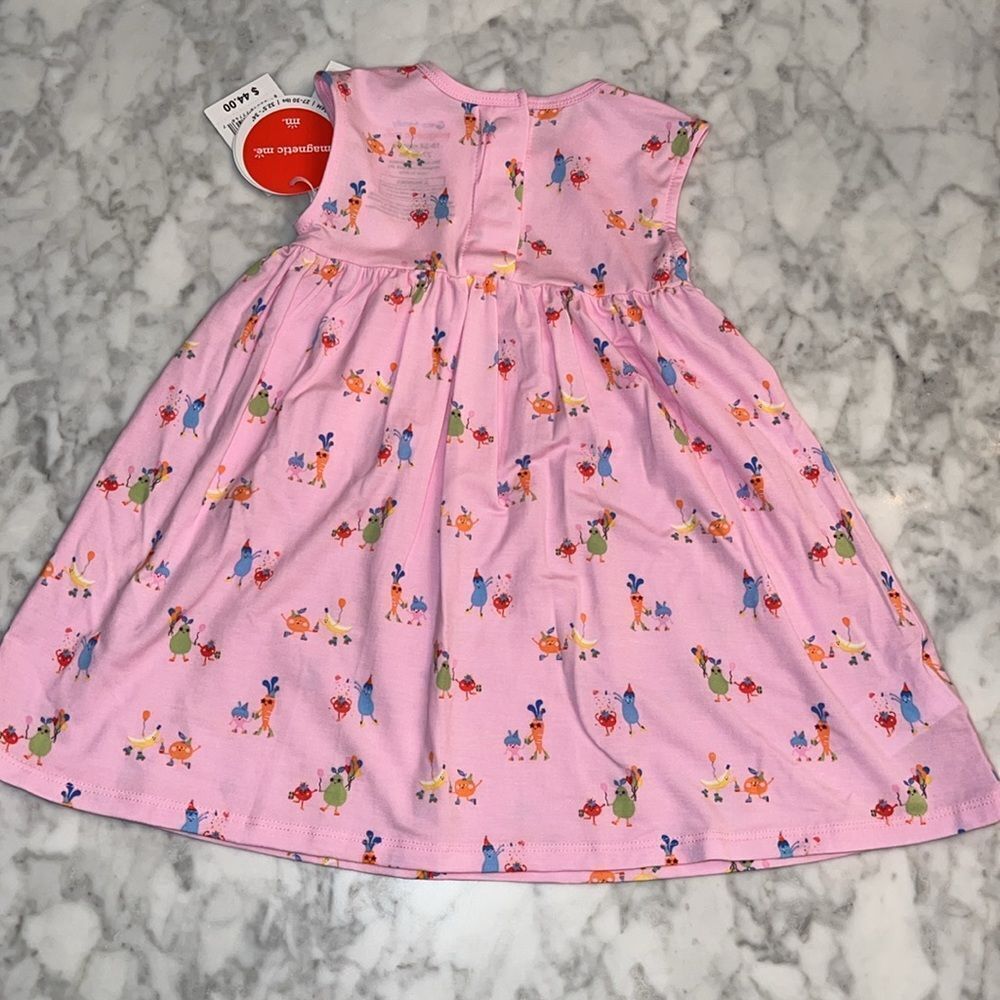 MAGNETIC ME BEET DRESS & BLOOMER SET 18/24M - Picture 6 of 7